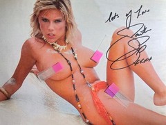samantha fox signed photo