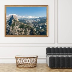 Half Dome Yosemite Glacier Point Wall Print, Yosemite National Park Photography