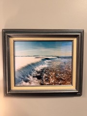 Vintage framed photograph: Fog Over East River Mountain