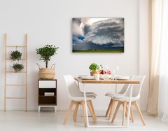 Thunderstorm photography print scenic landscape wall art hanging storm picture