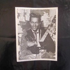 2 Black And White Analog Photographs CHUCK BERRY Vintage 1950 France N3416