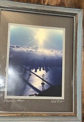 Mark Reuben Signed ‘Rhapsody In Blue’ San Fransisco (11×14) 16 3/8”T 13 3/8”W