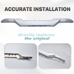 Front Bumper Skid Plate Chrome Fits Chevy Silverado 1500 2016-2019 | Replace 232