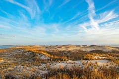 Sand Dunes Fine Art Photography Photo Print In Frame. Nature Beach Ocean Sky