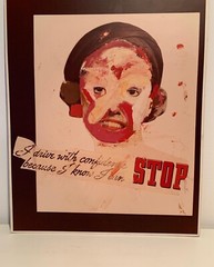 Chicago Artist Helene Smith-Romer Cibachrome Pop Art Photograph Bomb Hanoi 1988