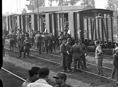 Polish soldiers fleeing from Nazis and Communists in Hungary World War II, by Sz