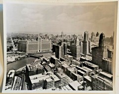 Chicago Photo «Skyline» 8 X 10 Circa 1950 Silver Gelatin Hedrich Blessing Attr