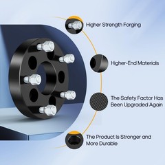 OCPTY 8×210 to 8×210 Wheel Spacers 2 inch 8 Lug 14×1.5 154mm hub bore Compati…