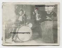 Z2682 Photo 1924 Charles Jazz Band Music Musicians Band Orchestra Club Germany