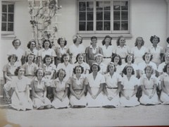 Rare Vtg 40s Marlborough School Junior High School Students 1944 Los Angeles CA