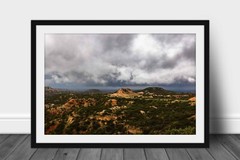 Caprock Canyons Photography Print: Texas Panhandle Stormy Sky Landscape Photo