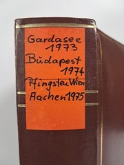 Travel Album with Photos, Postcards & Travel Documents: Lake Garda 1973, Budapest 1974