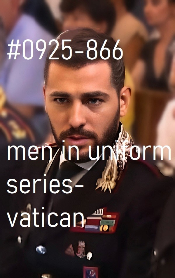 MALE PORTRAIT #0925-858 -men in uniform series-vatican -free ship/usa