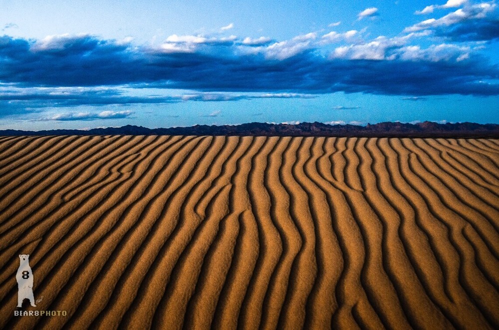 Glamis Sand Dunes at Dusk – New Vintage Style Fine Art Photography Prints