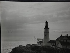 ARNOLD NEWMAN-Photographer- LIM.ED Gelatin Silver-New England Coastal/Lighthouse