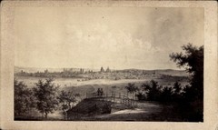 CdV Erfurt in Thuringia, city seen from the Steiger, 1866 – 11235639