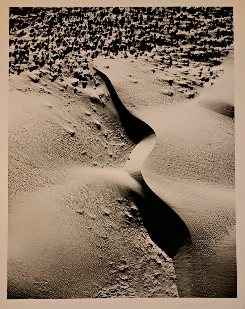 William Garnett «Sand Dune #1, Palm Desert» DOUBLE SIGNED Silver Gelatin Print