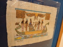 Original Hand-Painted Egyptian Papyrus – Sacred Tree of Life – Pharaoh Wall Art