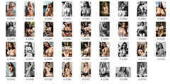 LOT 100x 4×6 Nude Picture Photograph Pinup-Girl Woman Model Female Risqué Lo453