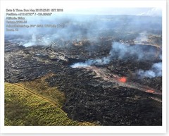 2018 Kilauea Volcano Fissure 20 Lava Flows Into Ground Crack Silver Halide Photo
