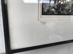 Maggie S Bokos Signed Black Lab Framed Dog Photography 12 3/4″ x 15 1/2″