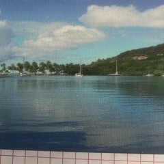 Photo On Stretched Canvas Honeymoon Island, St Thomas US Virgin Islands 5.5”x16”