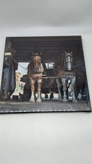Amish Horses in Indiana PHOTO HANGING PLAQUE WALL DECOR-by David Arment-12″X 12″