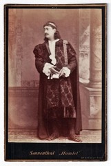 Adolf Von Sonnenthal Hamlet Shakespeare Actor Vienna Portrait Photo 1875