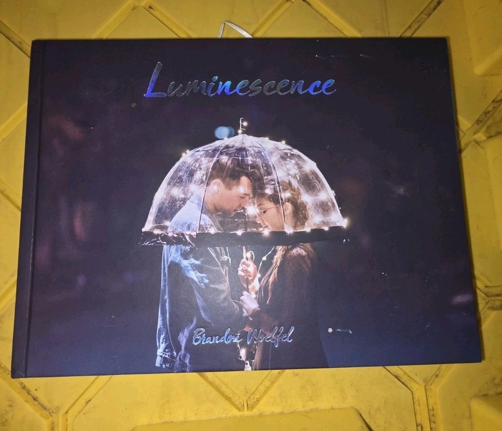 Luminescence photo book by Brandon Woelfel, Signed by Author