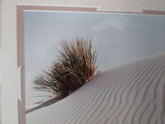 STUNNING SAND DUNES COLOR PHOTOGRAPH ART – FRAMED & DOUBLE MATTED – 15″ BY 12″