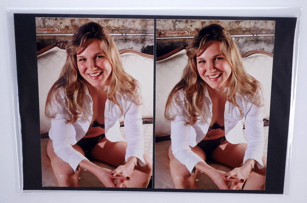Boris Starosta 3D Stereoview – Zoe 129 – portrait model signed 2004 #195