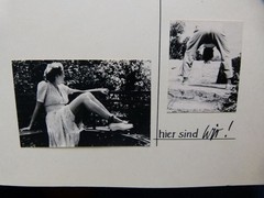 Old Photo Album from 1953, Switzerland Travel, Cars, Tram, Technology, Zurich, Freiburg
