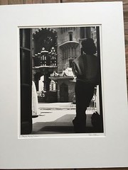 BRUCE BLUM SIGNED B&W Photo Print (13″X 10″) «Sagrada Familia, Interior «