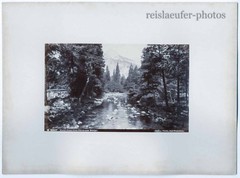 NORTH DOME, TIS-SA-ACK BRIDGE YOSEMITE VALLEY. TABER. ORIGINAL ALBUMIN PHOTO CIRCA 1890