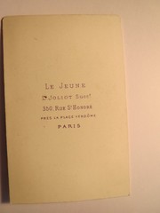 Paris – Man with Beard / CDV Le Jeune – L. Joliot Succr.