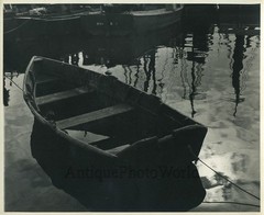 Boat in water antique art photo