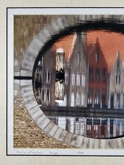 Illegibly Signed Limited Edition 35mm Art Photograph 23.25×19.25 Framed, Europe