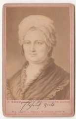 CdV photo Elisabeth Goethe Goethe’s mother around 1890 Sophus Williams Berlin (f2240