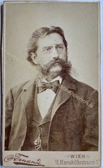 orig. CDV photo photograph picture old fashion gentleman around 1889 Fernande Vienna