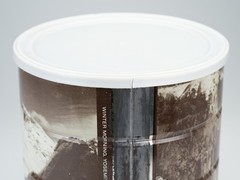 Vtg 1969 Ansel Adams Winter Morning Yosemite Valley Hills Bros Tin Coffee Can