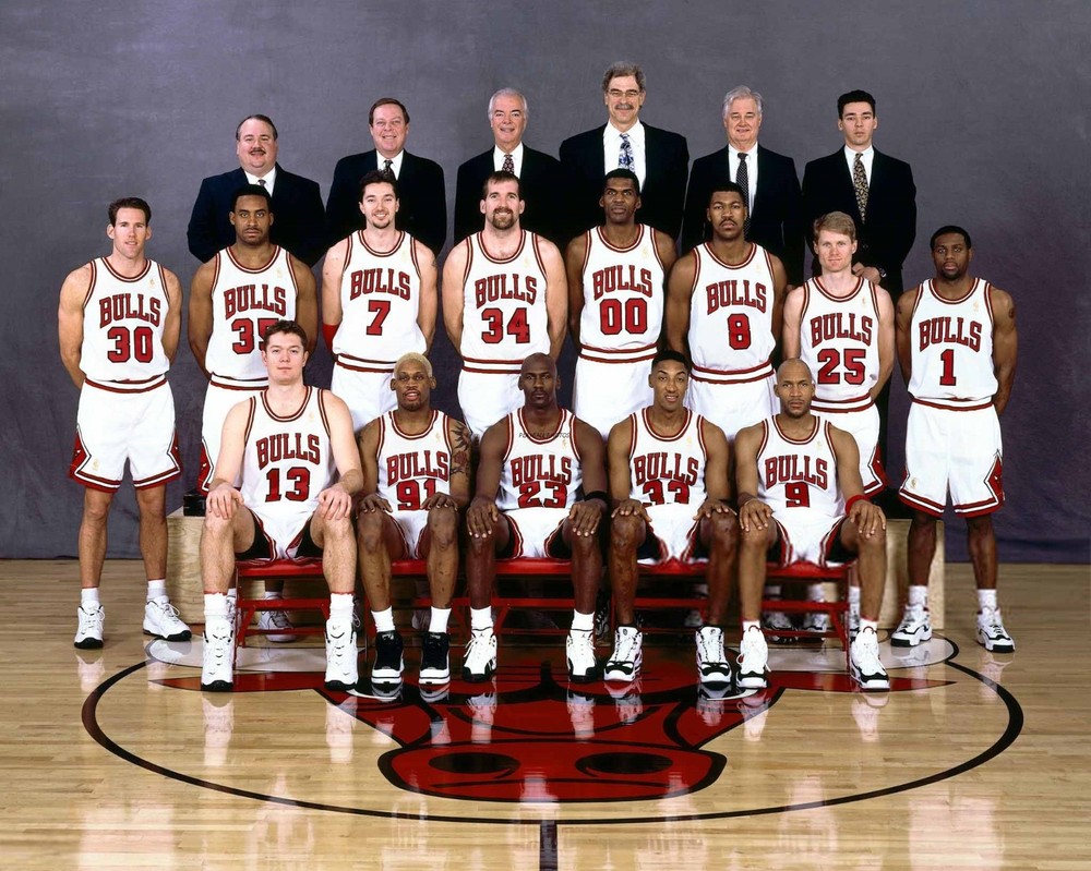 1996-97-bulls 8×10 Colorized Print-FREE SHIPPING