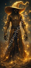 Halloween Scarecrow – Digital Image Phone Background AI Art, 10 images – #12