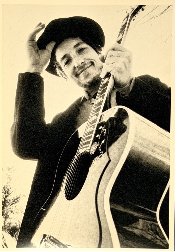 Bob Dylan, 1969 Fotofolio Art Print Card Photo By Elliott Landy 4.25”x6”