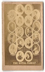 Photograph The Royal Family, Pcess. Schleswig-Holstein, Pcess. of Hesse, Queen