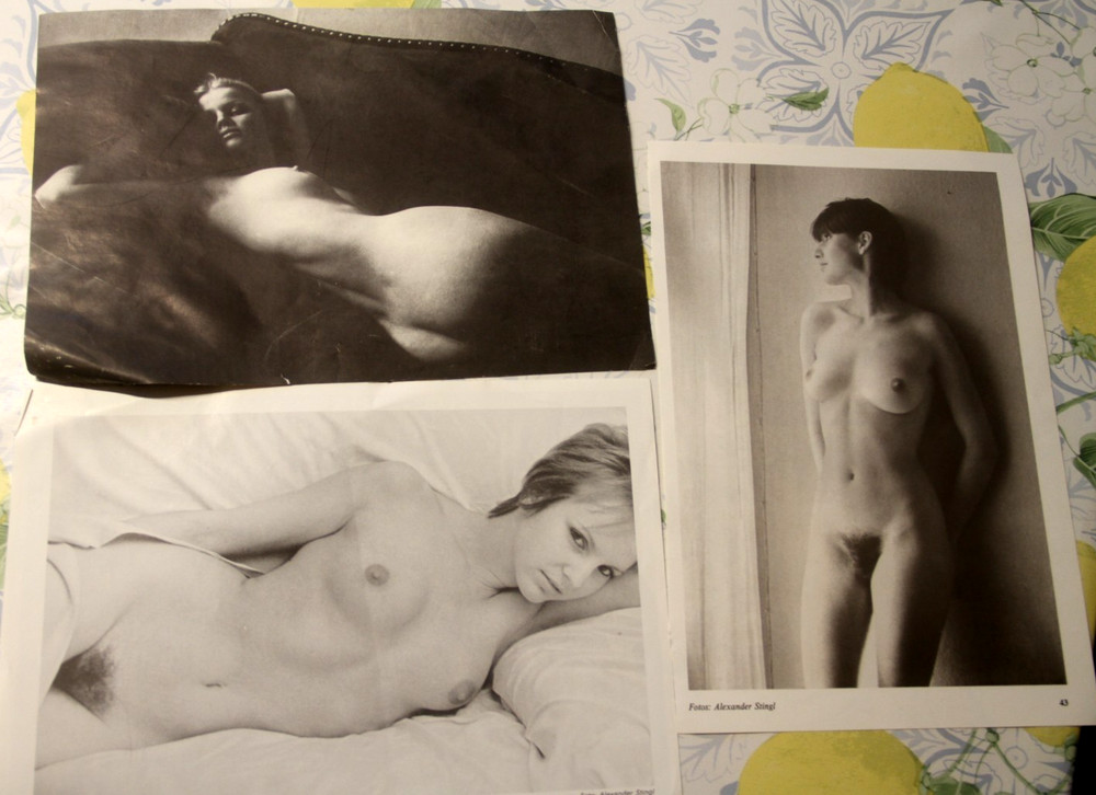3x photo newspaper woman the magazine GDR 1980s nude art nude 5 vintage BD