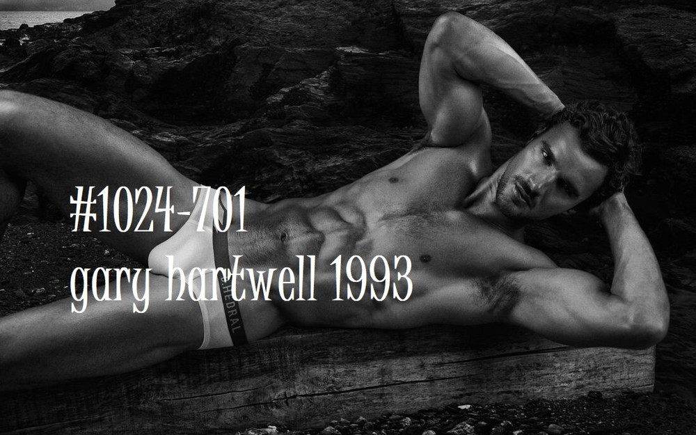 VINTAGE MALE PORTRAIT #1024-701 -gary hartwell 1983 -free shipping in usa