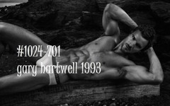VINTAGE MALE PORTRAIT #1024-701 -gary hartwell 1983 -free shipping in usa