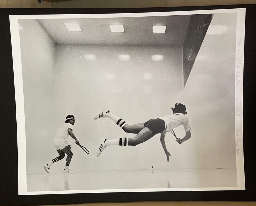 Art Shay «Racquetball» – Inscribed By The Photographer; Vintage, shot circa 1980