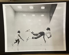 Art Shay «Racquetball» – Inscribed By The Photographer; Vintage, shot circa 1980
