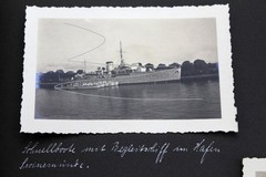 Old Photo Album Binz, Pillau, Swinemünde Airplane Etc. 1935 Photos 56 Pcs.